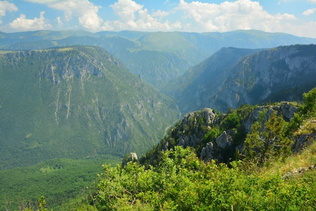 Vyhlídka Čurevac v Černé hoře.