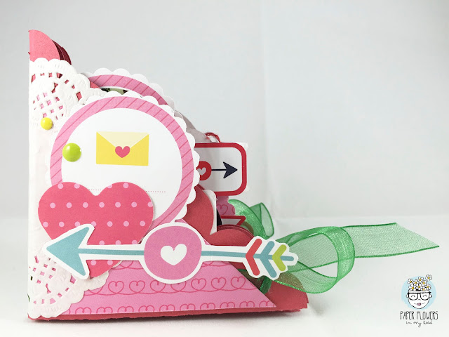 micro álbum scrapbooking san valentín