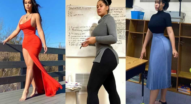 Papás de alumnos piden correr a hermosa maestra porque distrae a sus hijos con sus curvas