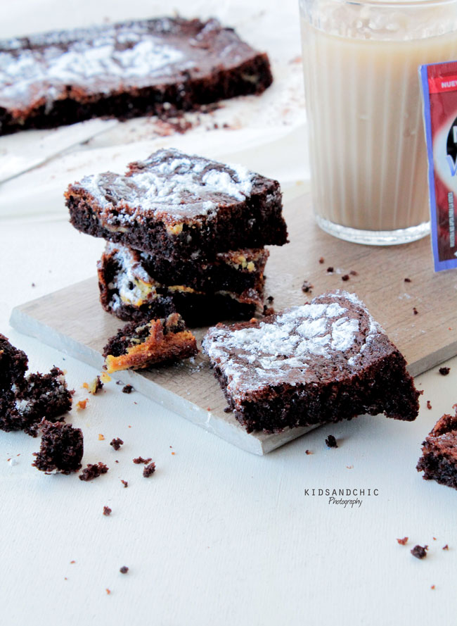 brownie de café y mascarpone kidsandchic