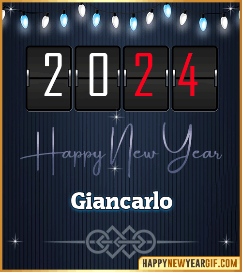 Happy New Year 2024 images for Giancarlo