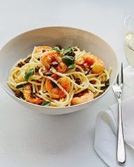 Lemon Spaghetti with Shrimp