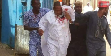 Photos: Six persons injured at a wedding fatiha in Kano as Governor Ganduje and Kwankwaso supporters clash