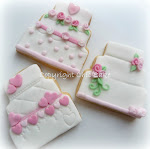 Biscotti a forma di wedding cake