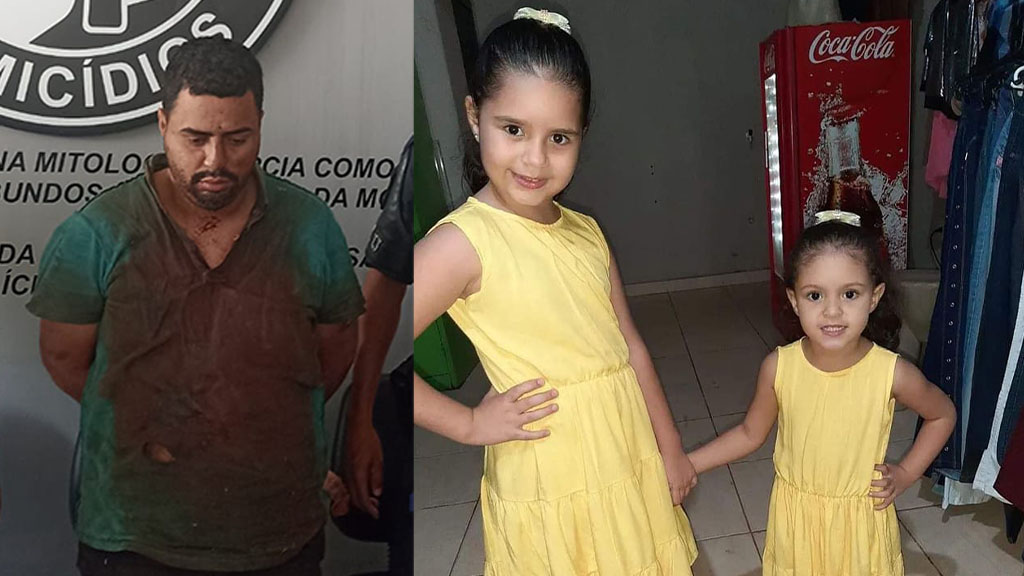 Pai suspeito de matar as duas filhas de 4 e 8 anos é preso em Goiás