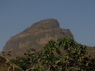 Sarasgad in winter. Seen from Pali