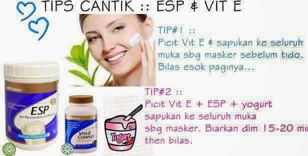 hilangkan jeragat dengan masker vitamin E