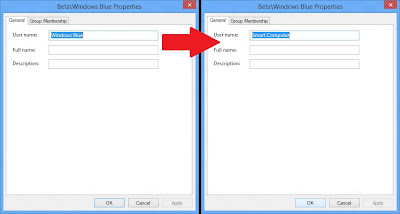 Cara Mudah Ganti Nama User Account Windows 8