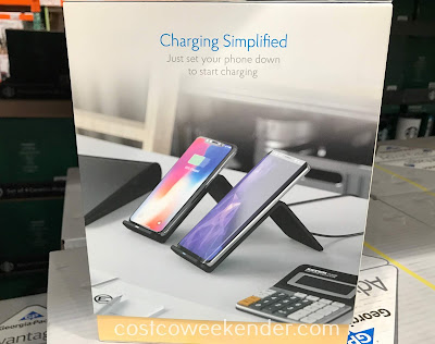 Costco 1242813 - Atomi Qi Wireless Charging Stands: leave one at the office and one at home