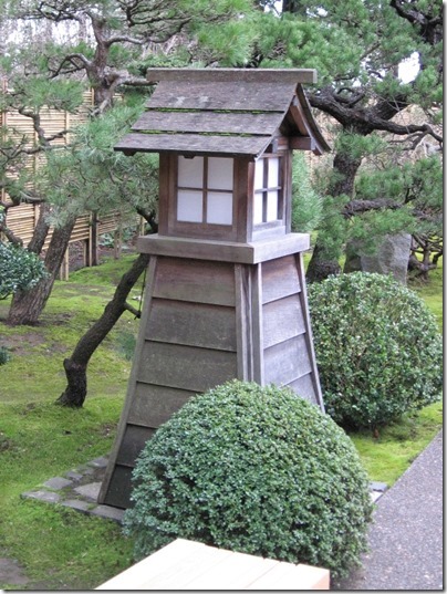 IMG_2617 Lantern at the Portland Japanese Garden at Washington Park in Portland, Oregon on February 27, 2010