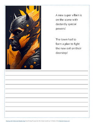 Super Hero and Heroine Writing Prompts Free Instant PDF Download