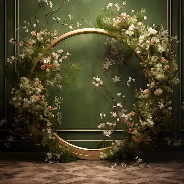 Floral Ring Background