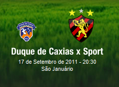 Assistir Duque de Caxias x Sport ao vivo 20h30 Brasileirão Série B