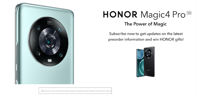 El Nuevo Honor Magic4 Pro: Los clientes que hagan un pre-pedido recibirán el reloj inteligente Honor Watch GS 3 y el cargador inalámbrico de 100 W de forma gratuita