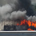 Truck 3 Ton Tentera Terbakar