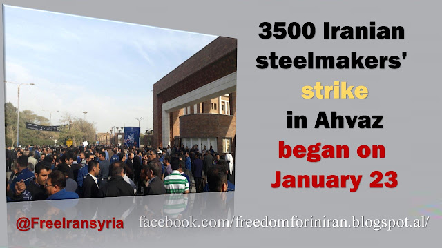  The 3500 Iranian steelmakers’ strike in Ahvaz enters its fifth day