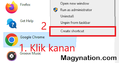 cara menampilkan shortcut di desktop windows 10