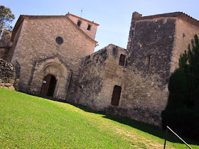Monasterio de Sant Sebastia dels Gorgs en Catalunya