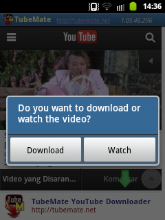 Pilih Video di Youtube