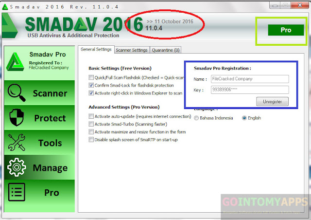 SmadAV Antivirus 11.4.7 Full Serial Key