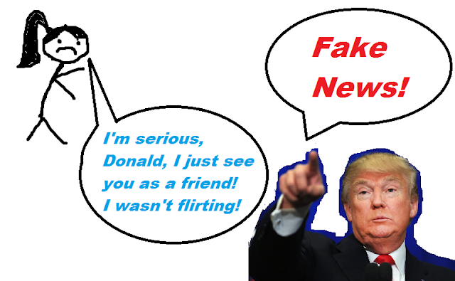 Fake news dating strategy as inspired by Trump