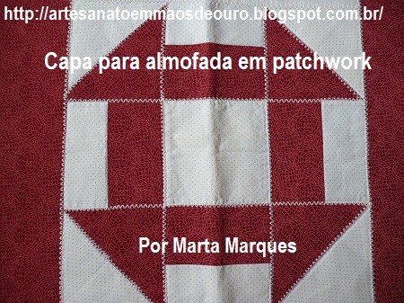 DIY Decoração Capas Para Almofadas Em Patchwork com desenhos geométricos Por Marta Marques 3