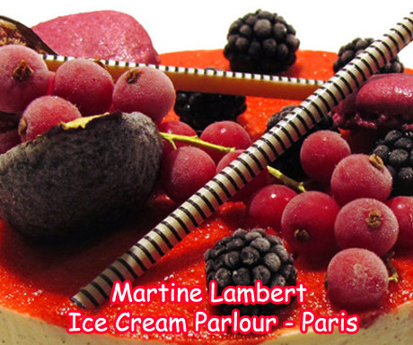 Martine Lambert Ice Cream Parlor in Paris