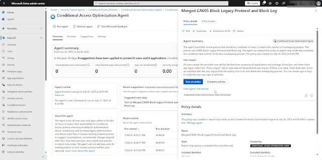 CA Duplicate Policy Details