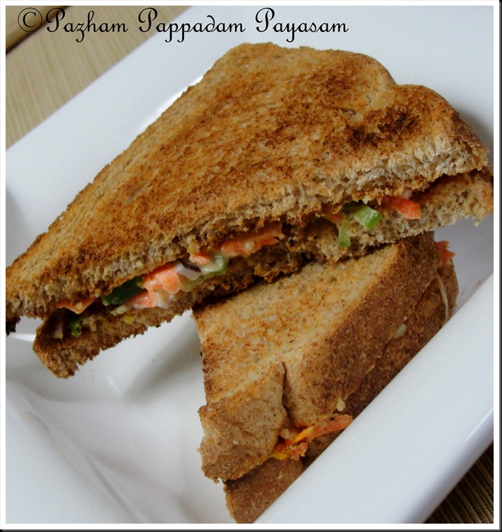 Vegetable Sandwich