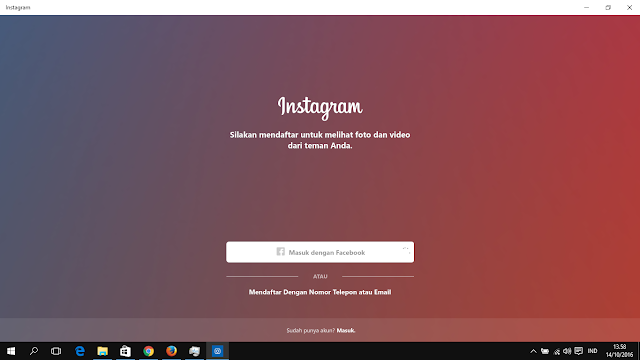 Instagram for PC Windows 10 Resmi di Rilis