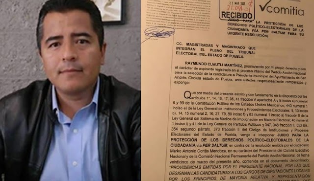 Impugna Cuautli anulación de su candidatura