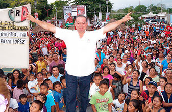 Respaldan habitantes de José María Morelos a Juan Parra en la recta final de su campaña a la presidencia municipal