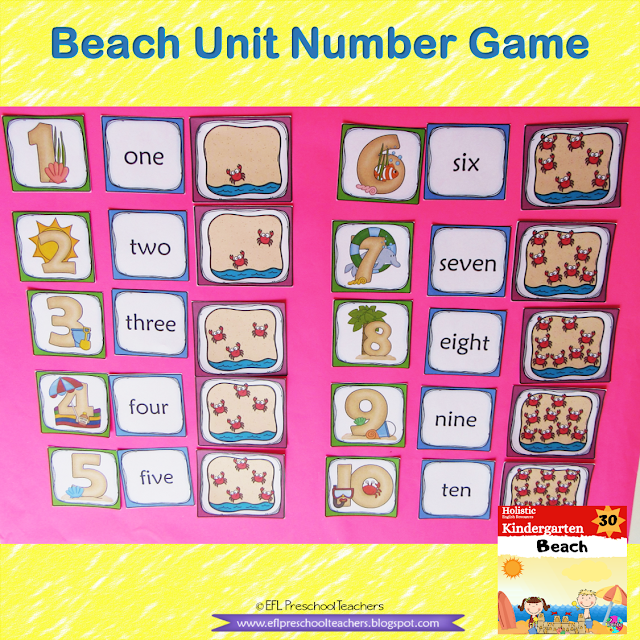 Beach Unit Matching games