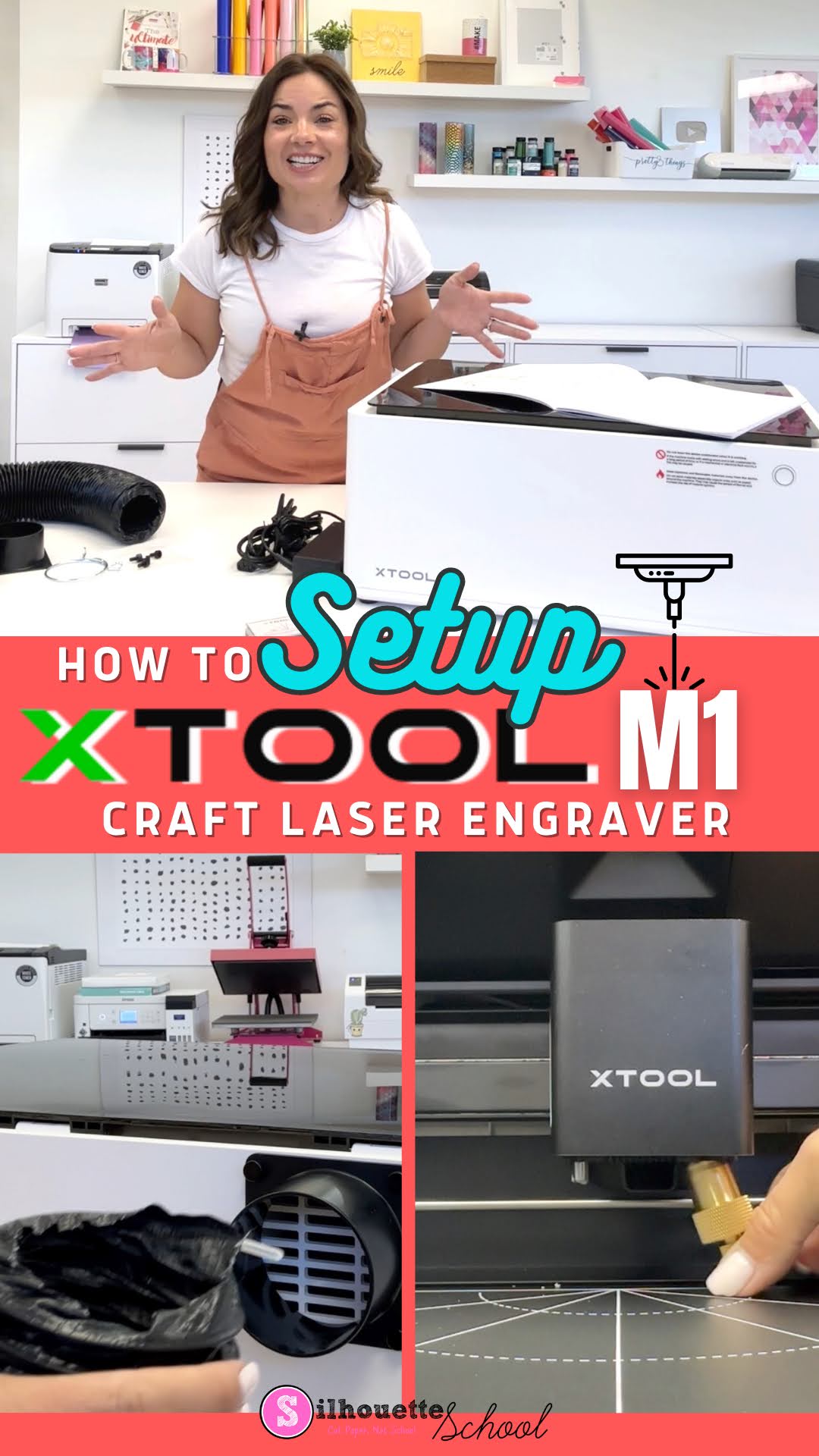 xTool M1-10w Engraver, Compact 3-in-1 Engraving Cutting Engraving