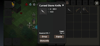 The Wild Darkness Crafting Cursed Stone Knife