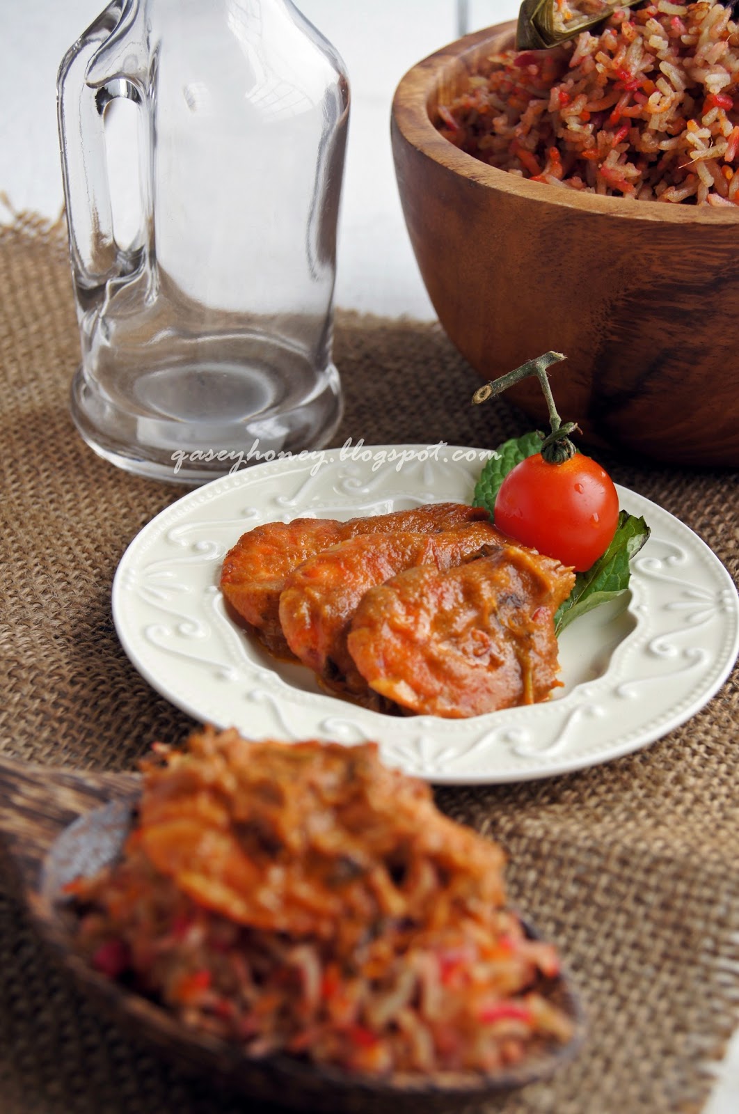 UDANG MASAK BRIYANI  QASEY HONEY