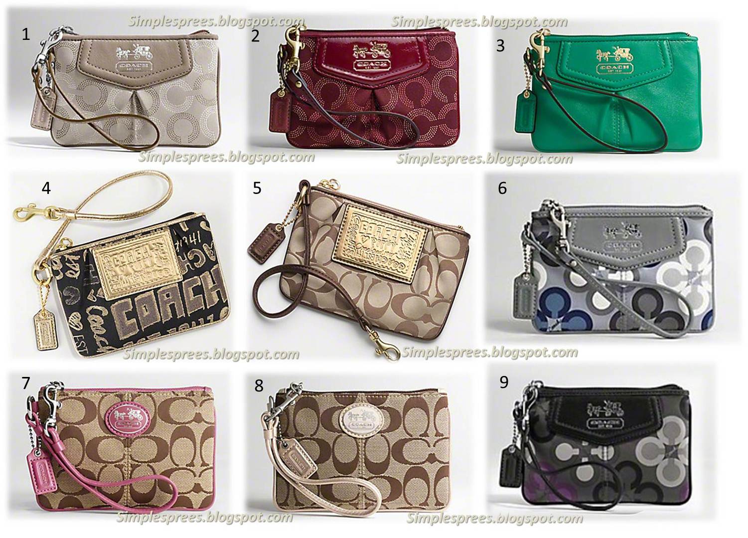 COACH WRISTLETS - 98 EACH for ALL (Limited time only)