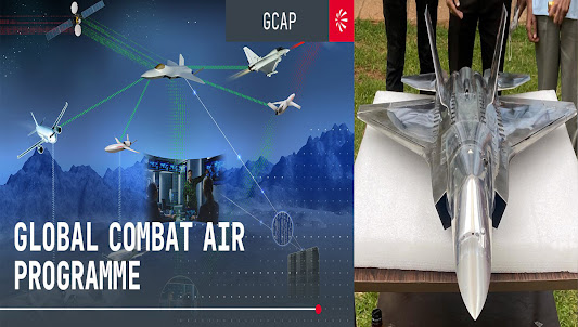 Components of UK-Japan-Italy's joint 6th gen fighter program GCAP, will be offered to India's AMCA 5th gen fighter program