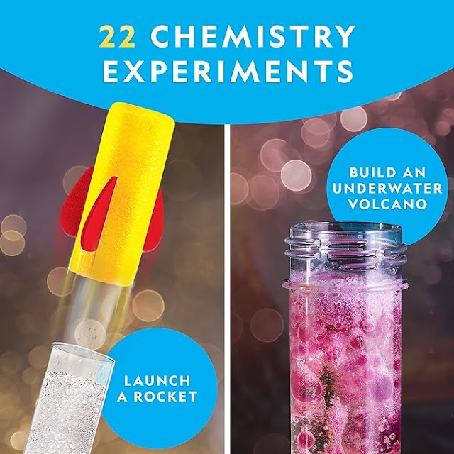 Science Kit for Kids with 75 Easy Experiments, Featuring Earth Science, Chemistry Set