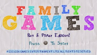 Family Games Pen & Paper Edition - PSP Game