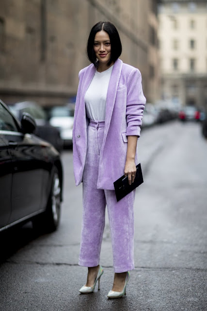 color lavanda colore autunno inverno 2019 2020 come abbinare il color lavanda come indossare il color lavanda abbinamenti color lavanda outfit invernali color lavanda lavander outfit how to wear lavander in winter come indossare il color lavanda in inverno come abbinare il color lavanda in inverno mariafelicia magno fashion blogger colorblock by felym fashion blog italiani fashion blogger italiane tendenze inverno 2019 winter trend street style