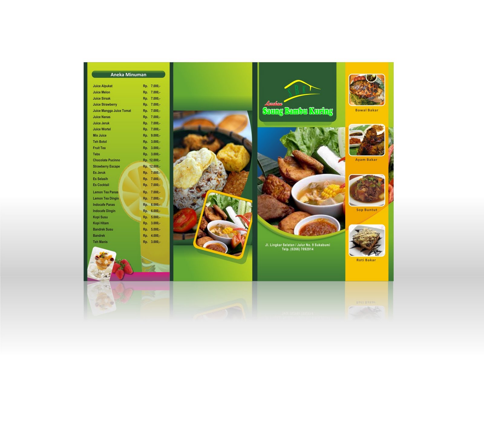 ... brosur dengan illustrator 10 Contoh Desain Brosur Makanan yang Menarik