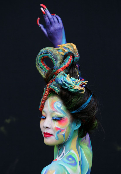 body paint art