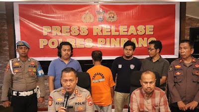 Press Release Polres Pinrang Kasus Asusila Oknum Guru SD, Korbannya Bertambah 12 Orang