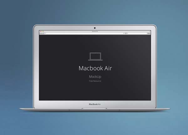 MacBook Air PSD Mockup