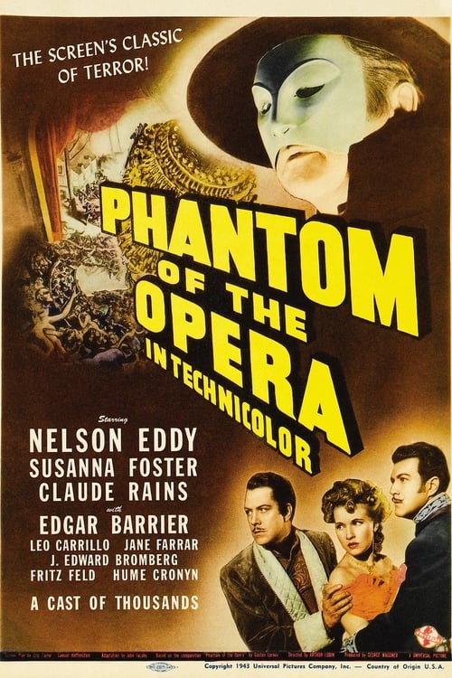Regarder Le Fantôme de l'Opéra 1943 Film Complet En Francais