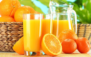 nước cam ép đậm chất dinh dưỡng