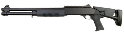 Airsoft Gun - DE M56DL Tri-Shot CQB-L Airsoft Shotgun