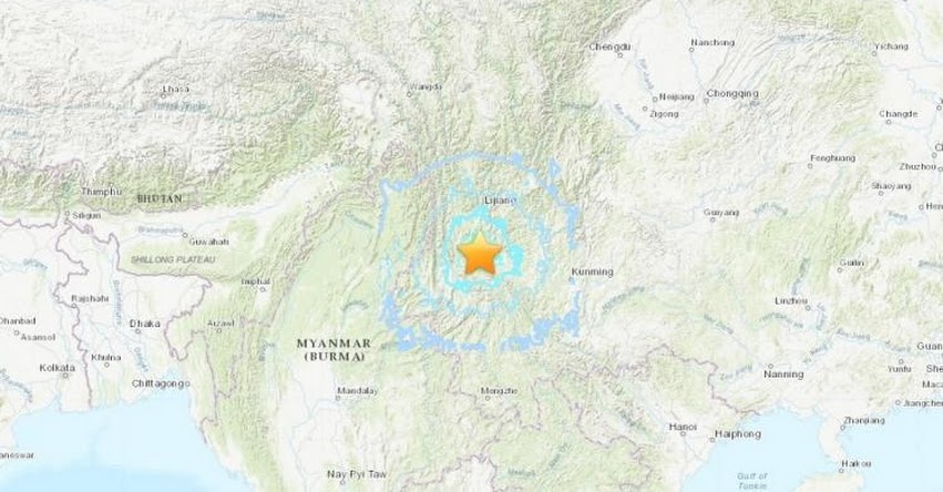 TERREMOTO EN CHINA: Se registran fuertes sismos de hasta magnitud 6,4 en Asia (Hoy Viernes 21 Mayo 2021) Epicentro Sismo - Temblor - Yangbi