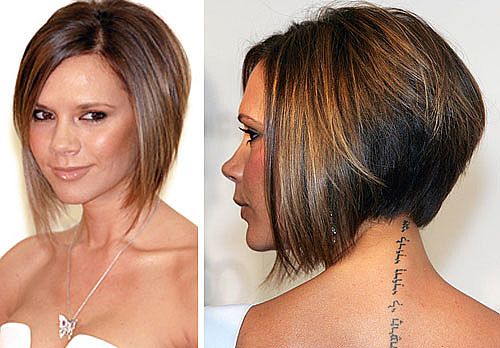 Victoria Beckham Inverted Bob. African American Bob Hairstyle